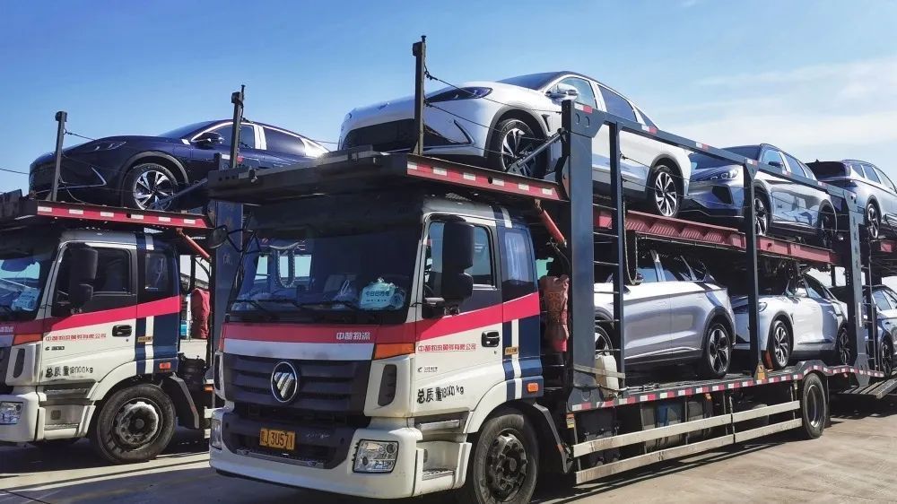 会员资讯中都物流承运造车新势力最大单批次出口