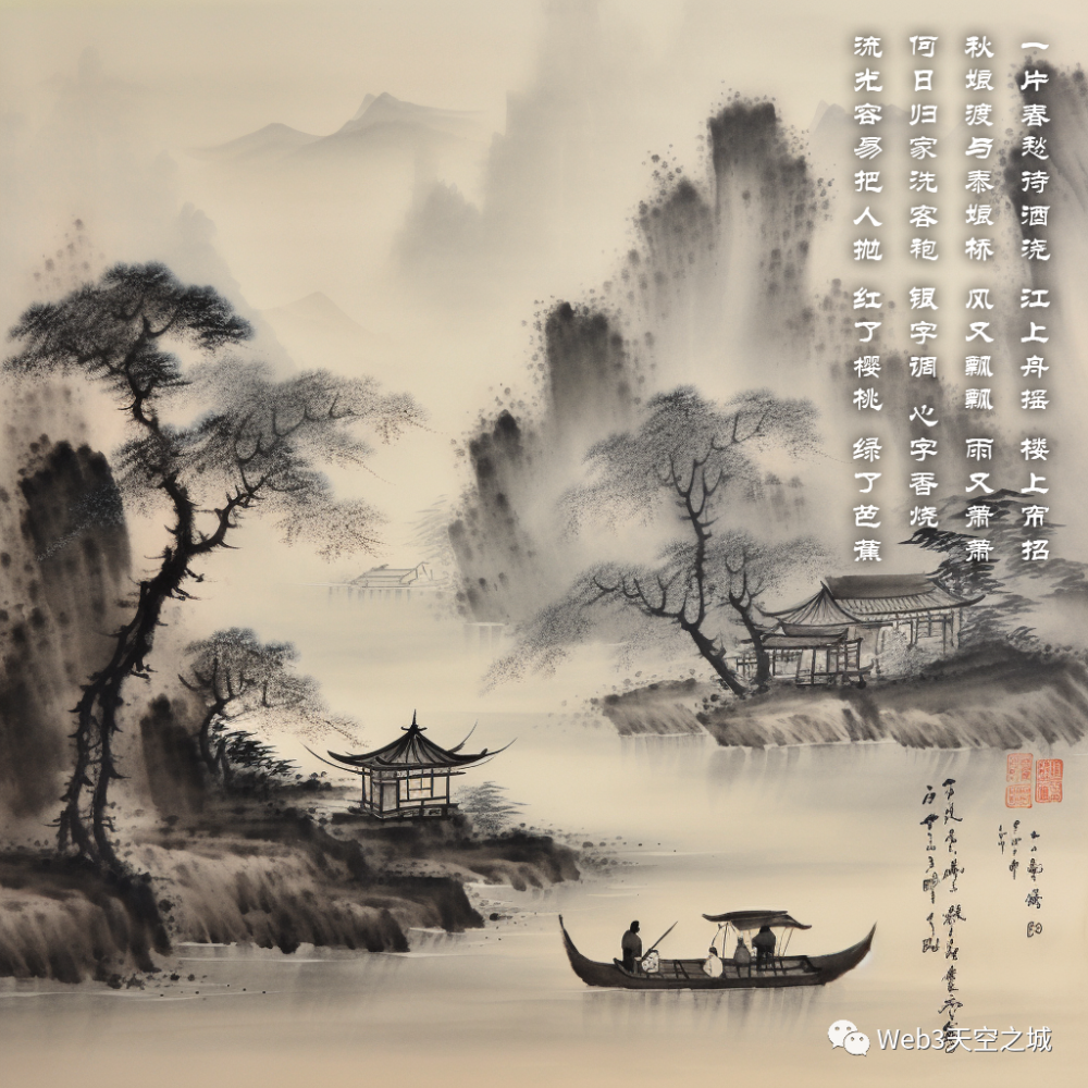 ai给古诗配画,同样是顶流