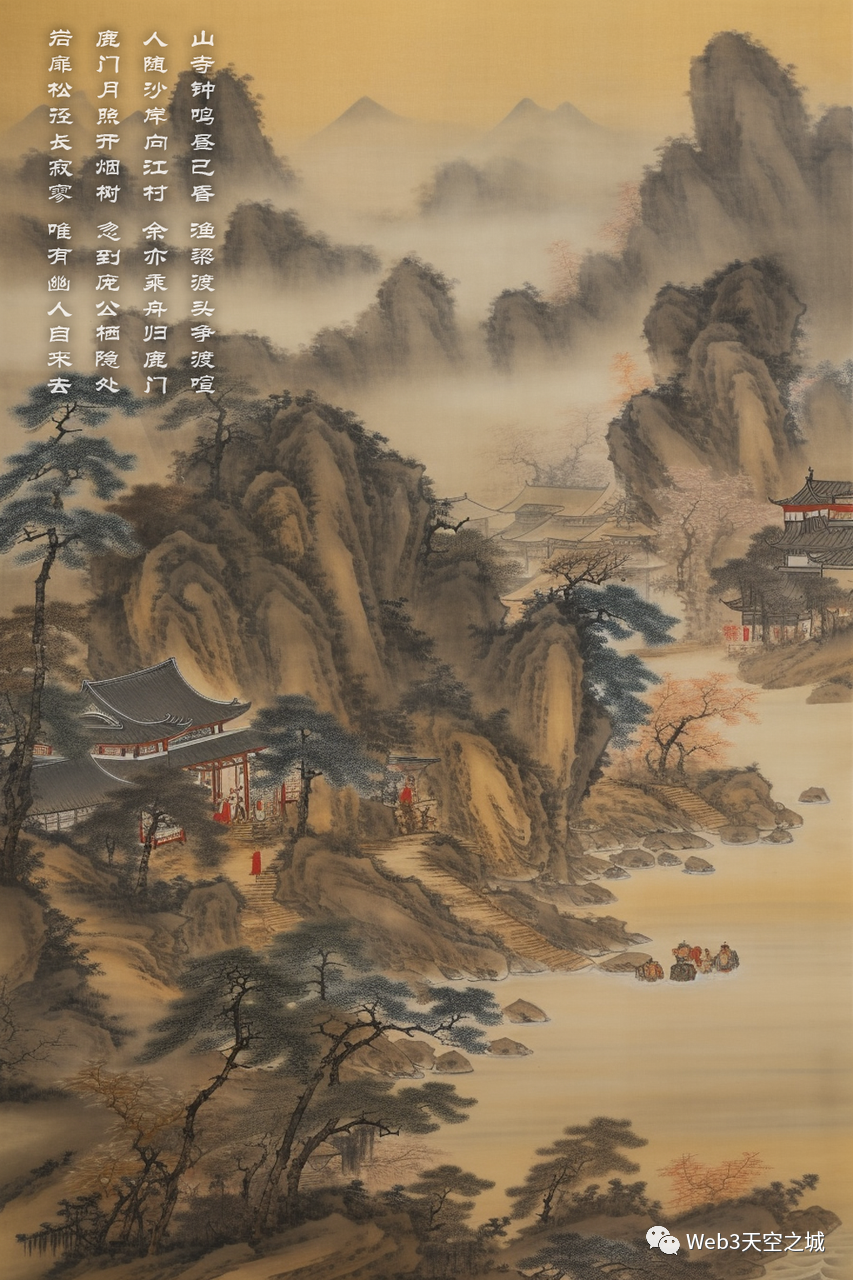 ai给古诗配画,同样是顶流