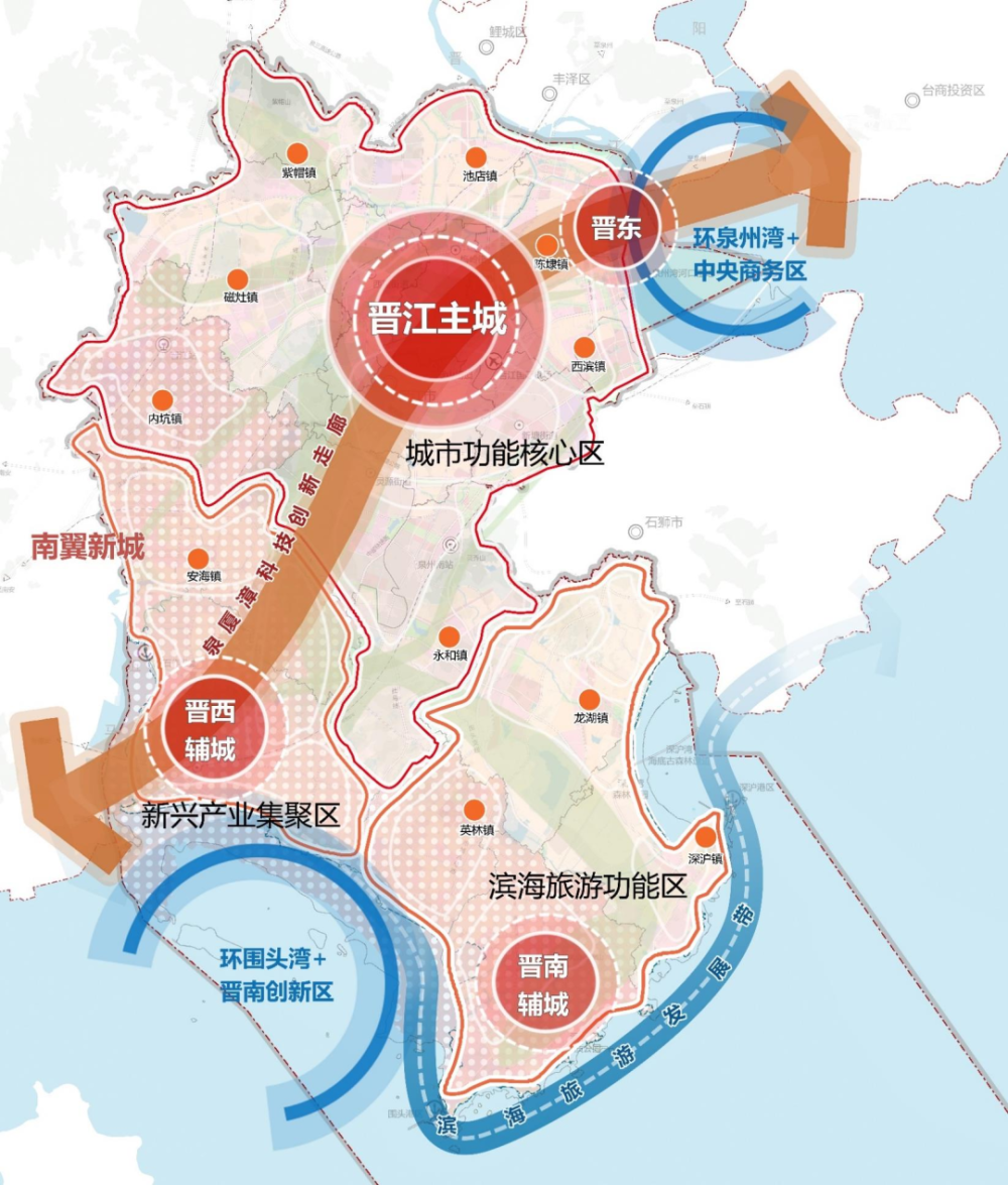 2023年晉江哪裡是核心發展區域這份國土空間規劃有答案