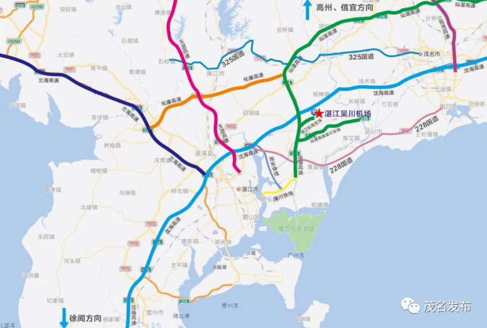 吴川支线详细线路图图片