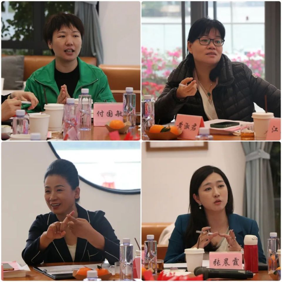 谭敏冰,侨银股份副总裁周丹华,广环投集团总经理助理孙春梅,深圳合隆