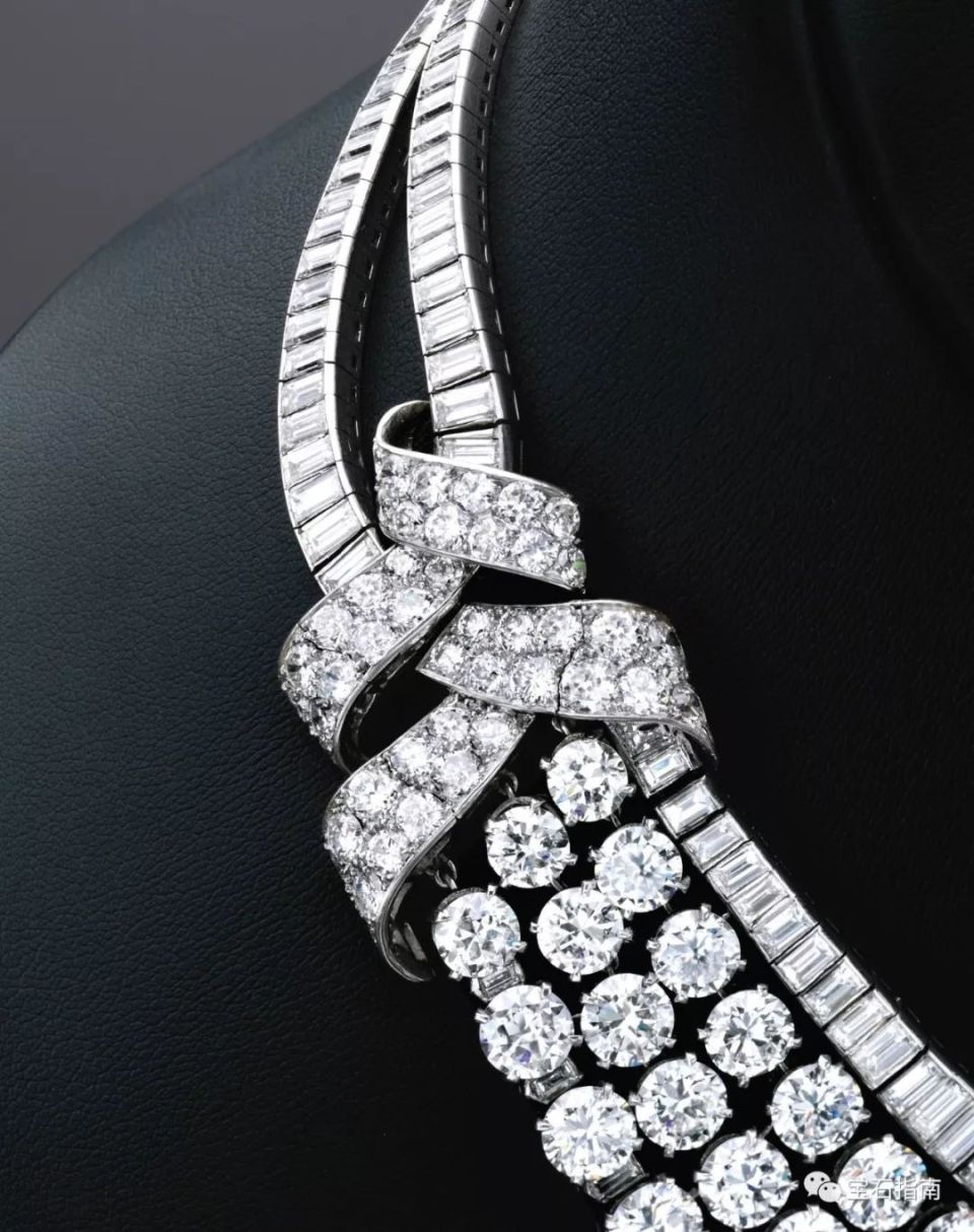 非凡的遗产埃及王太后nazli的vancleefarpels钻石项链