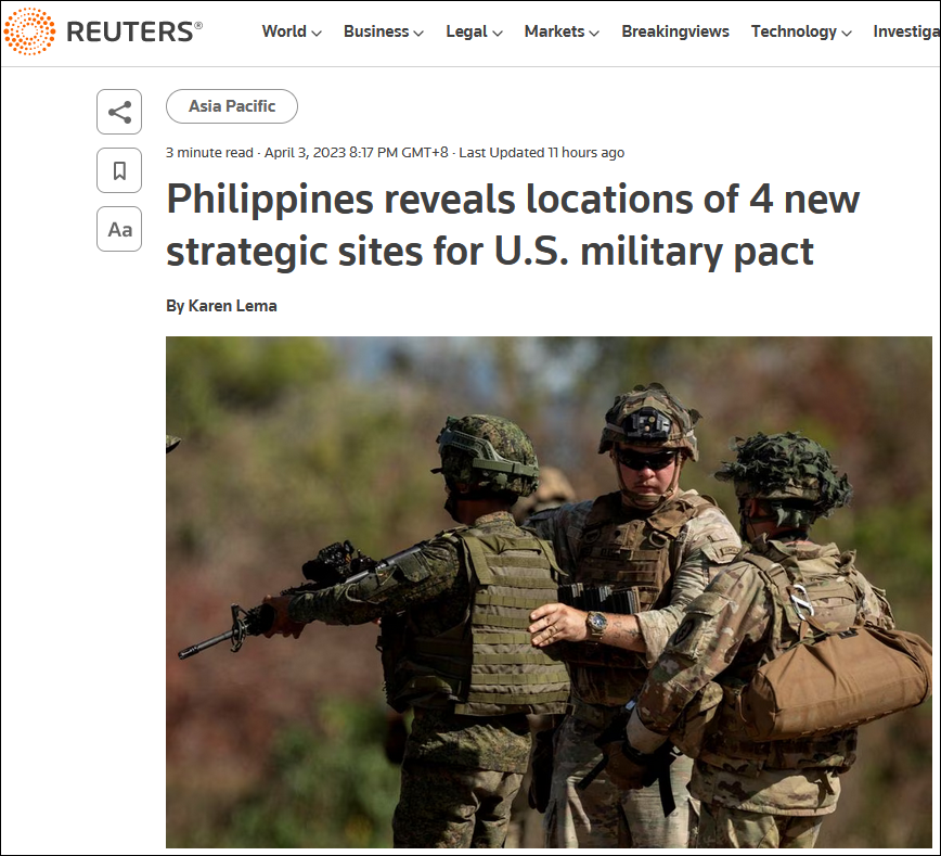 菲律宾公布新增4个美军基地位置，其中一处距离中国台湾岛仅400公里学会感恩阅读感想2023已更新(网易/头条)学会感恩阅读感想