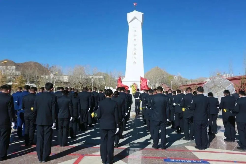 纪念馆重温入党,入警誓词观看清明特别节目《铭记》观看全国公安系统