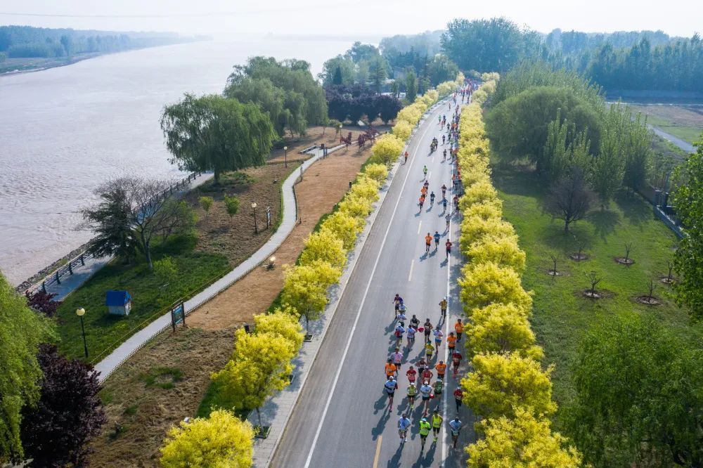 4月22日淄博高青将在黄河岸畔举办一场马拉松赛