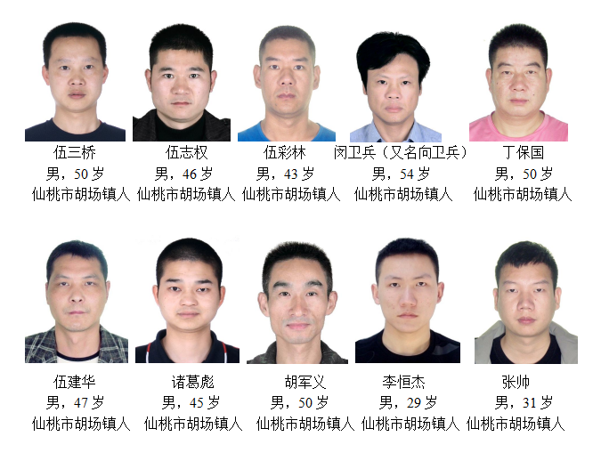 关于征集伍三桥等人违法犯罪线索的通告