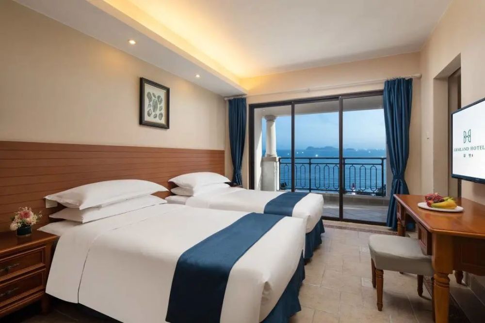 旅游线路推荐4月周末不加收￥399住惠州双月湾绿景景里酒店豪华海景房