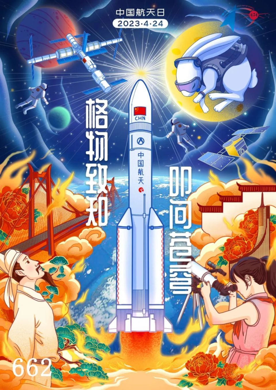 2023年中国航天日海报,由你来选!