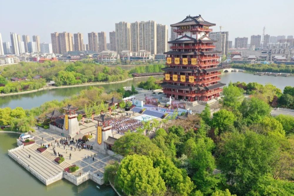 今天,我们在天门陆羽故园拜谒茶圣!_腾讯新闻