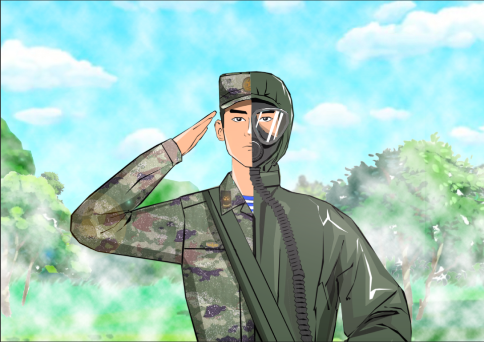 了解防化兵的"降魔"历程让我们通过一组漫画与"毒"共舞他们一次次深入