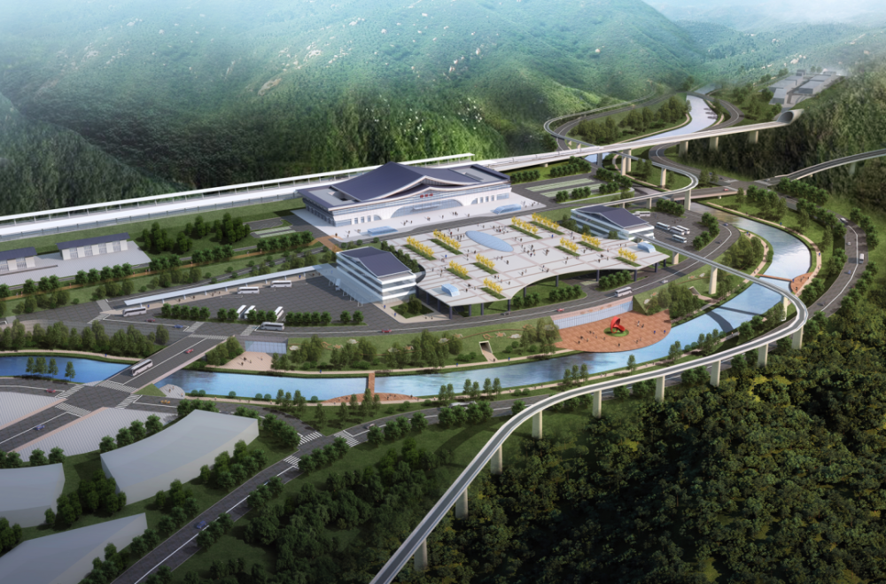 西十高铁:漫川关站,郧西站综合交通枢纽曝光!_腾讯新闻