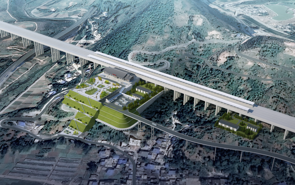 西十高铁:漫川关站,郧西站综合交通枢纽曝光!_腾讯新闻