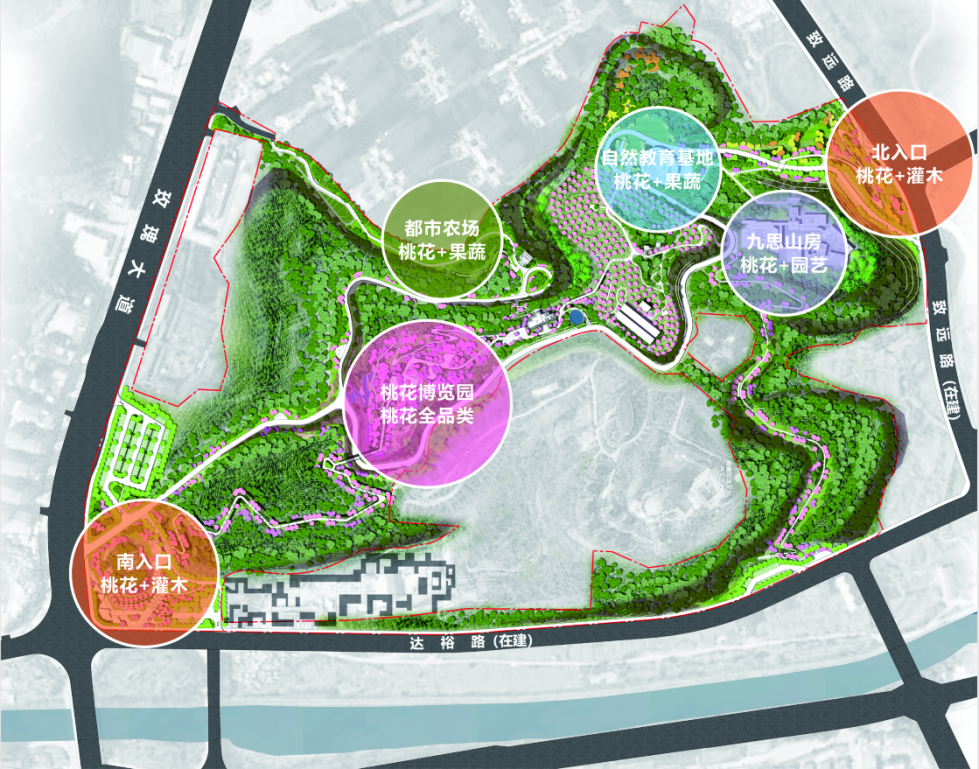 桃花山山地公园将建成啥样?