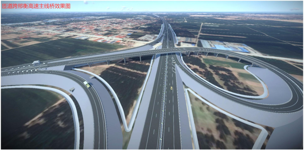 连接线位于任泽区邢家湾镇牛辛寨村东侧,滏阳河西侧,起于邢德公路