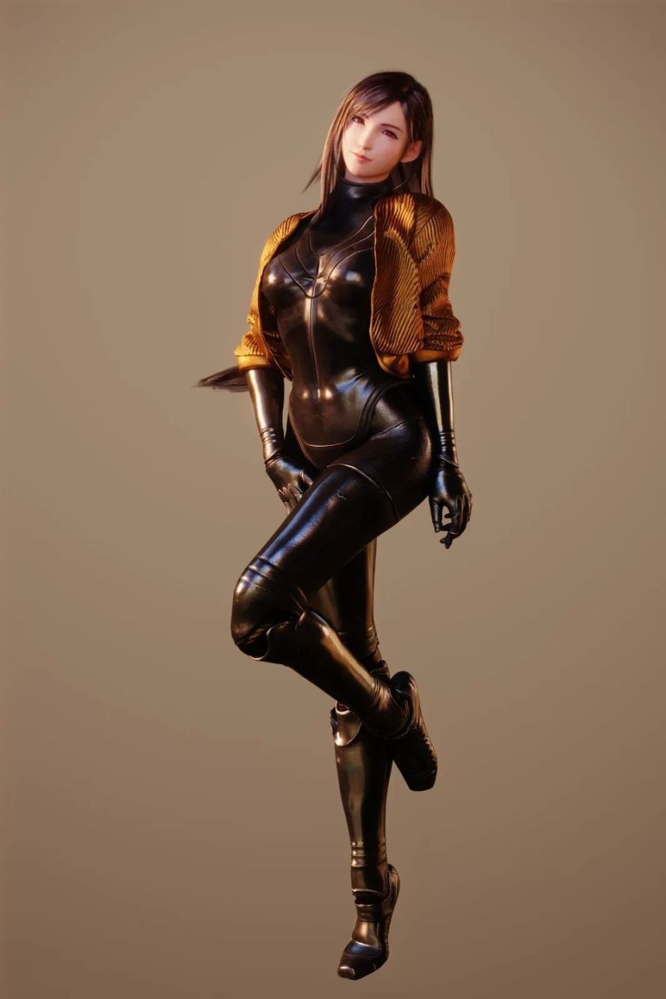 粉丝自制最终幻想7蒂法爱丽丝美图身材真顶