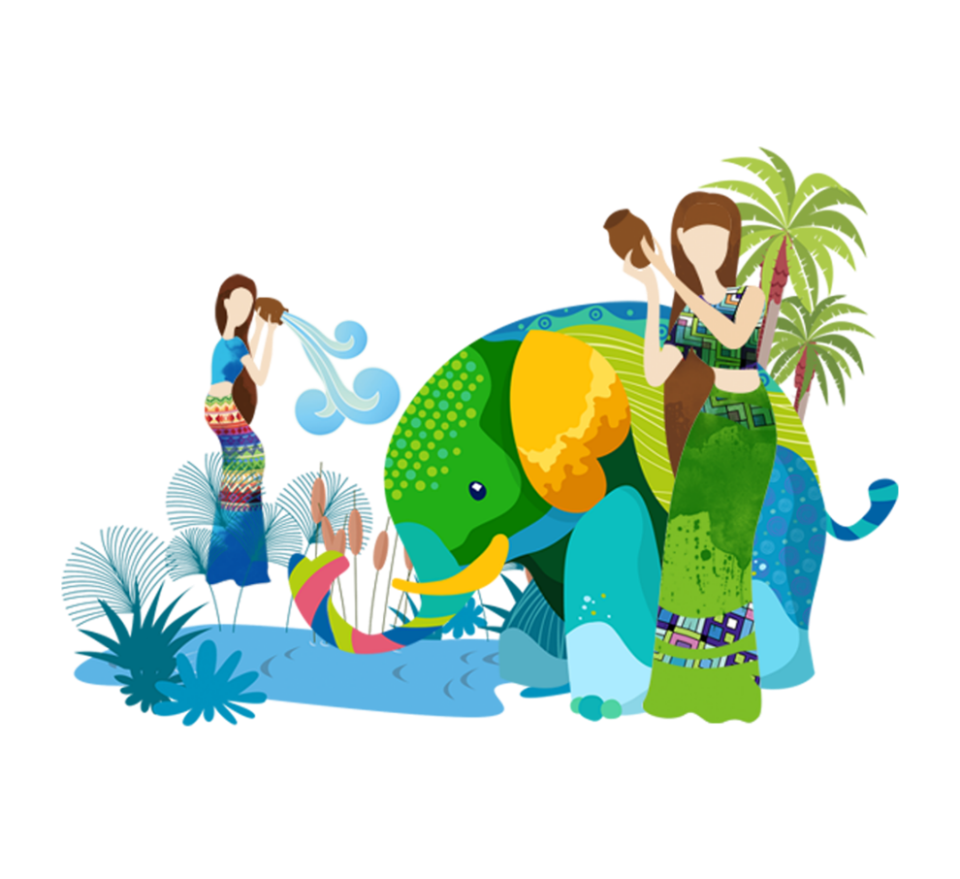 是一场万人参与的狂欢盛宴2023年西双版纳泼水节幸福的人嗨起来圣洁的