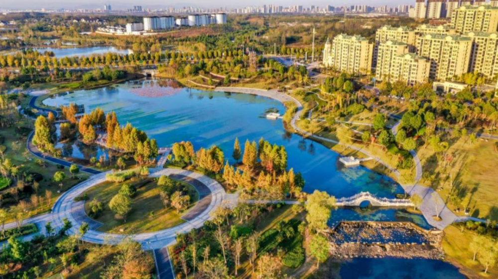 中央绿轴公园开放六安南山再现大手笔