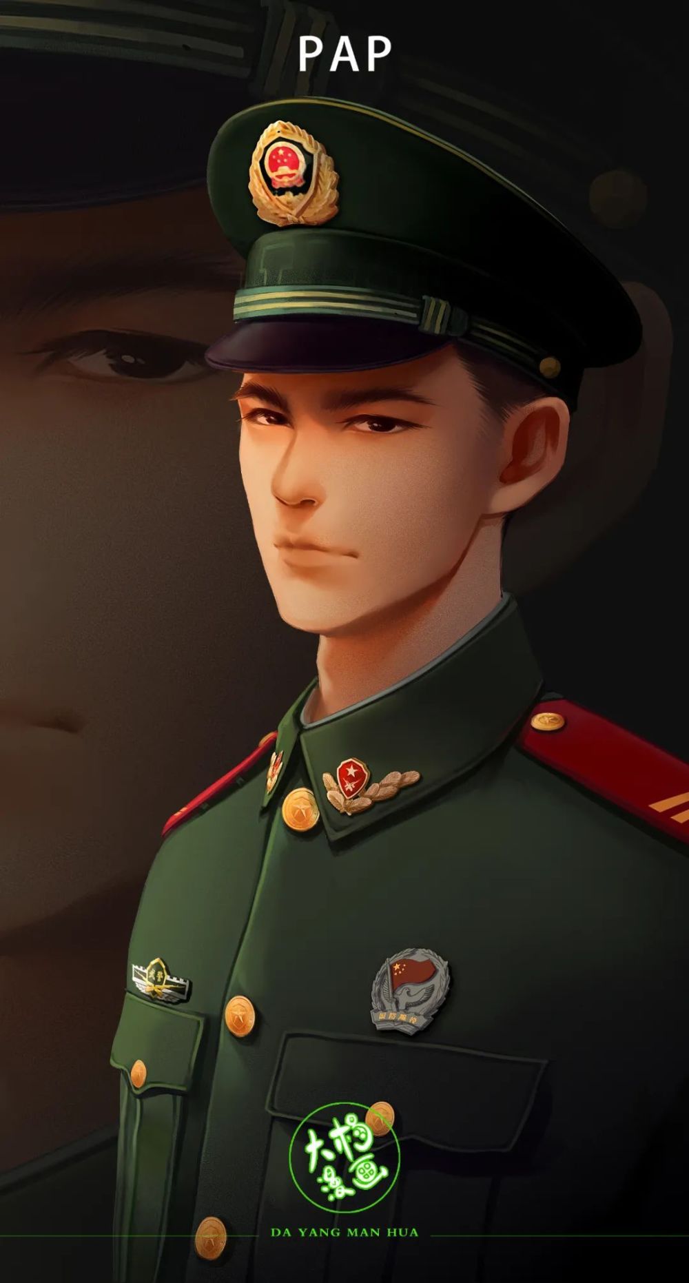 文化让参军光荣崇尚军人的理念融入年轻人的血液前线哥也希望这两位用