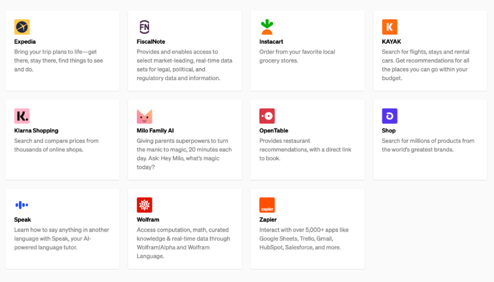 《ChatGPT插件矩阵：第三方开发者与OpenAI合作的探索》