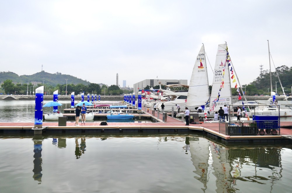 广州黄埔长洲岛游艇码头正式投入运营