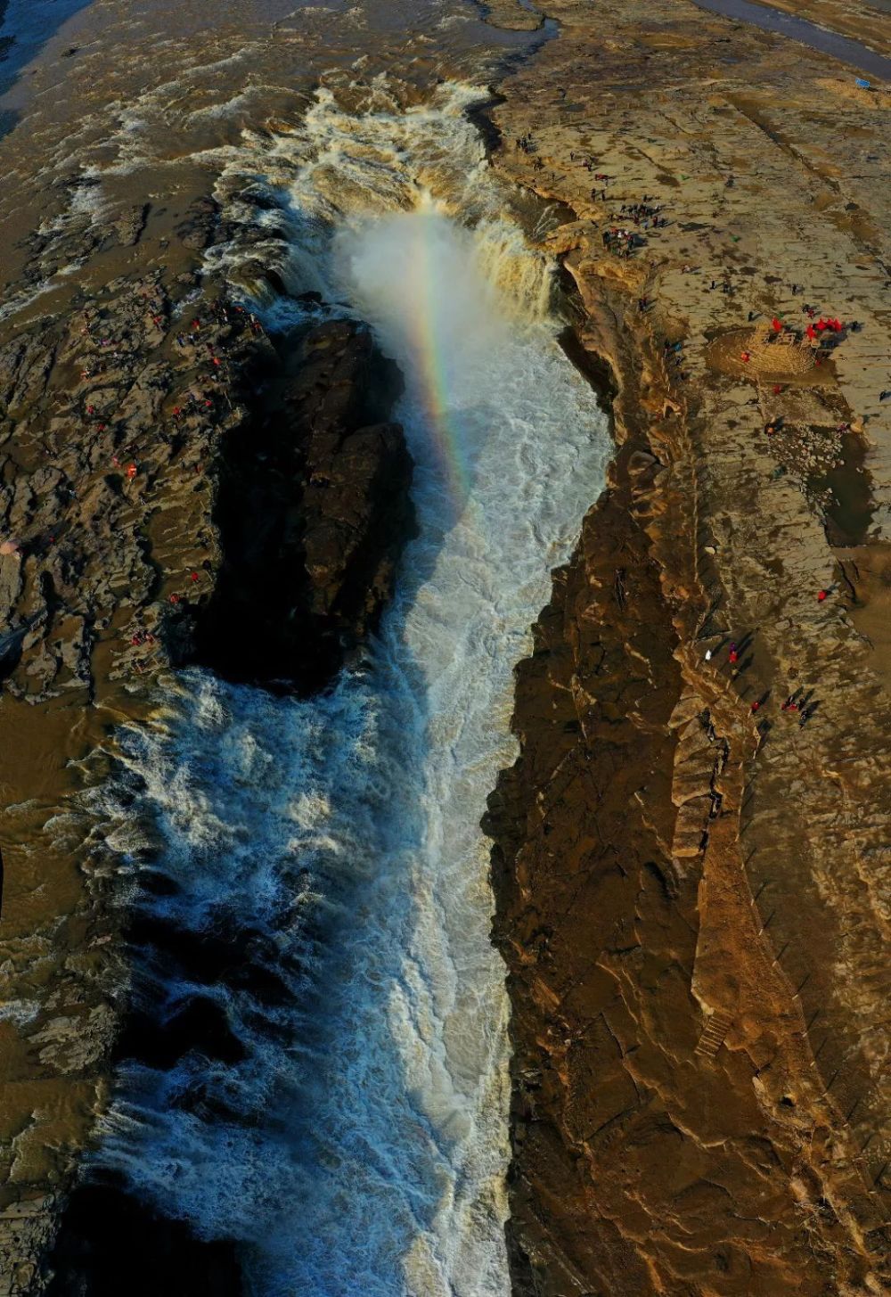 黄河入海景观图图片