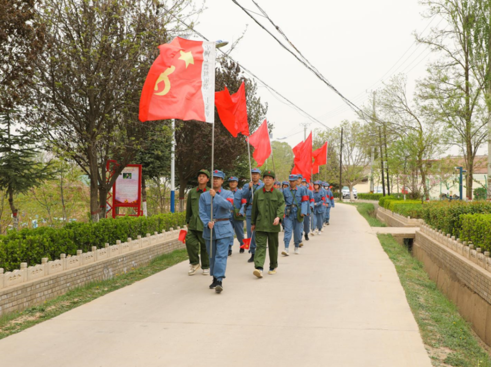 "三抓三促"行动进行时|崇信县木林乡举办"红色记忆·云尚木林"红色