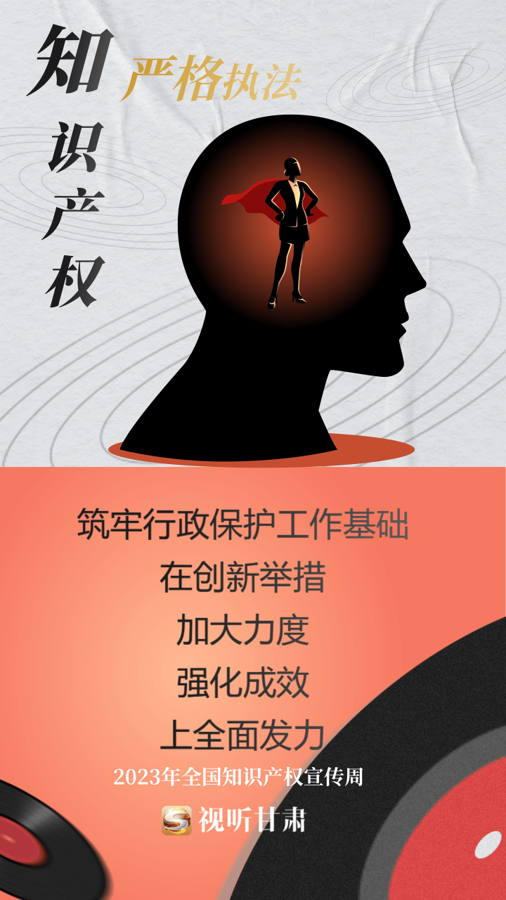 微海报|2023年全国知识产权宣传周——加强知识产权法治保障 有力支持