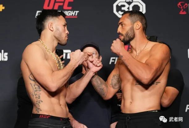 ufc格斗之夜222期帕夫洛维奇vs布莱兹赛前称重图集