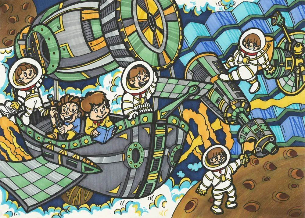 未来太空旅行者一号76三等奖徐宇欣 太空来信76三等奖李芮琳 中国