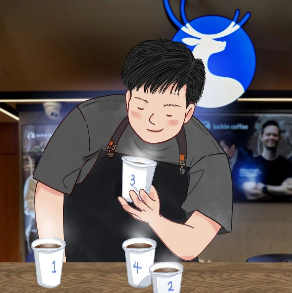 从配方研发到口味测试等最终获得定案,最终还要通过门店咖啡师们的