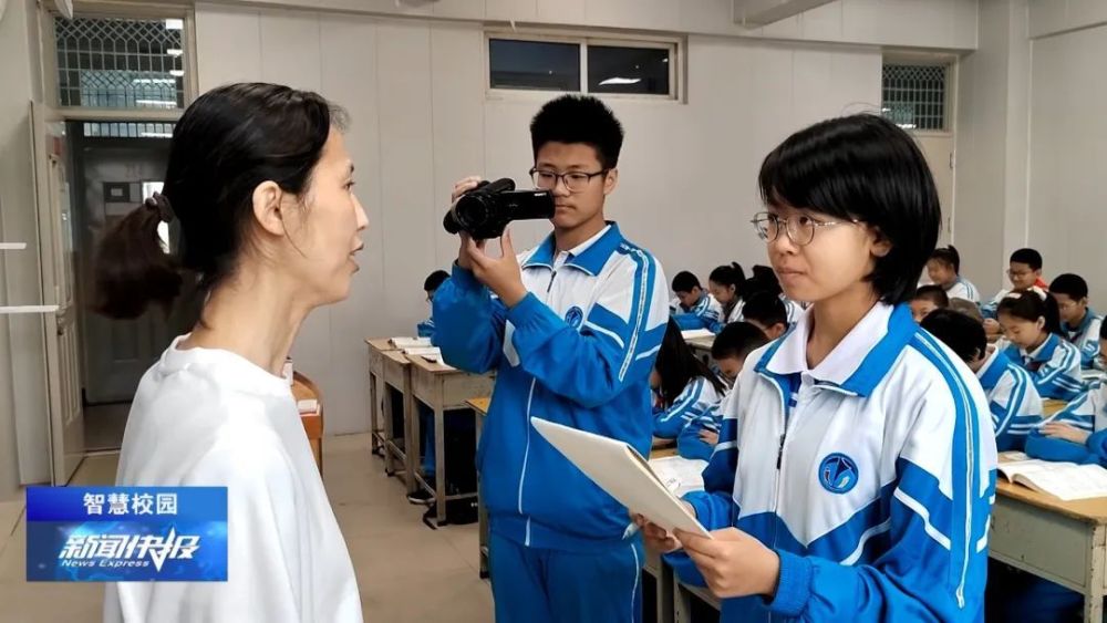 智慧校园邢台七中校园电视台开播促进智慧校园建设