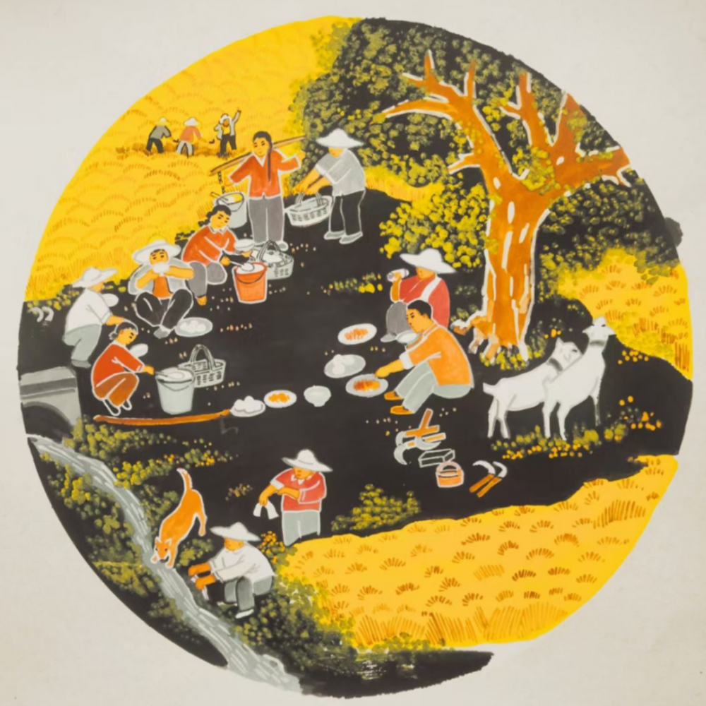 隆德老巷子里的农民画家