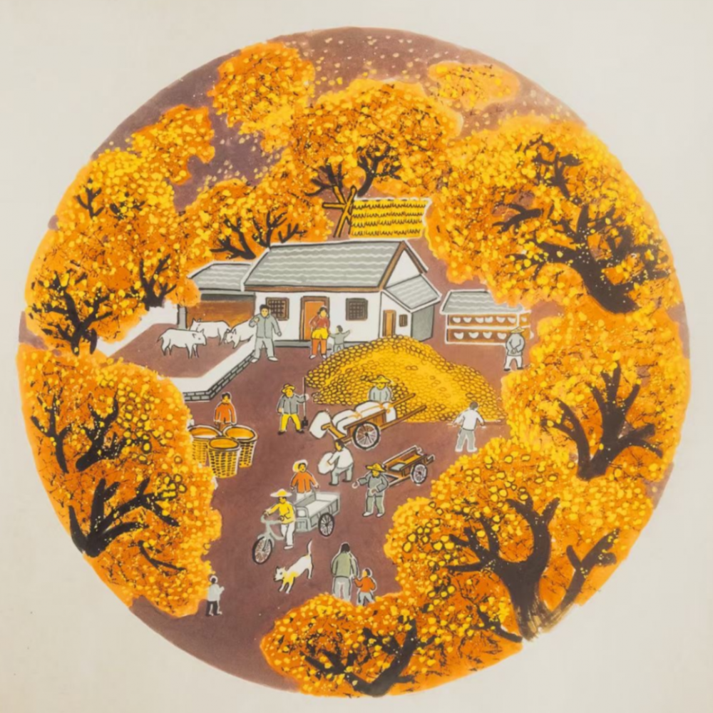 隆德老巷子里的农民画家