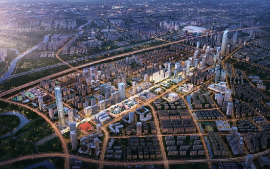 南京南部新城封面地标登场!_腾讯新闻