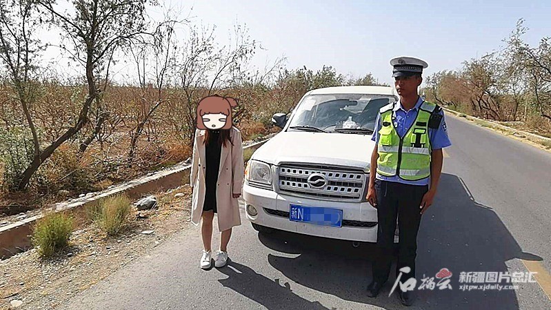 科目三没考就着急上路 温宿县一女子无证驾驶被查处腾讯新闻 1453