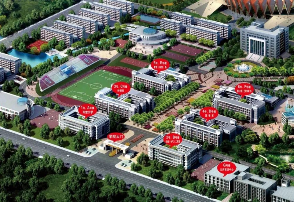 安徽省枞阳中学平面示意图及考场分布图(236-318考场)来源:铜陵发布特