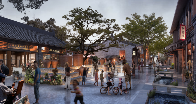 延续泉河记忆顺河老街焕新生