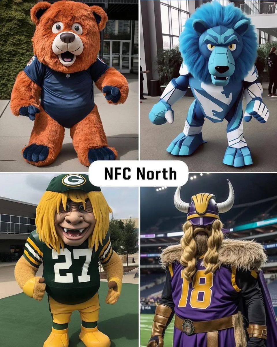 人工智能设计NFL球队吉祥物，哪支球队的最可爱？_腾讯新闻