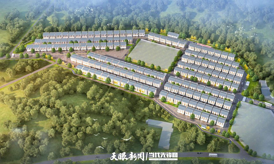 息烽县石硐镇异地集中建房示范点规划设计效果图"通过创新宅基地资格