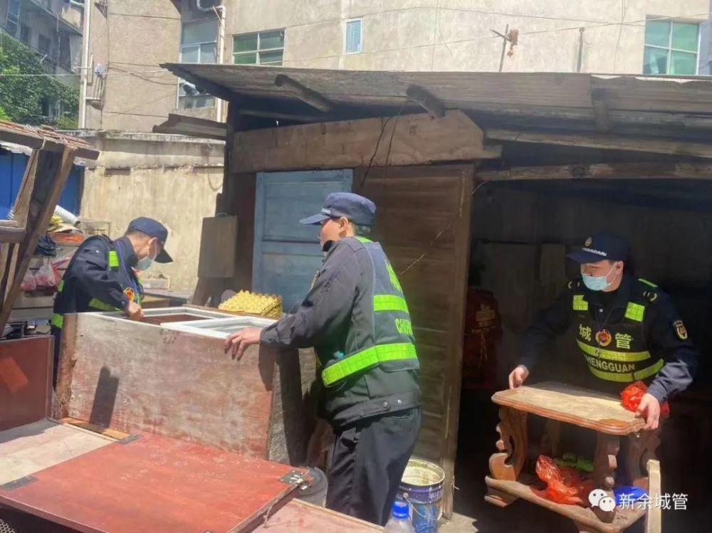 拆！新余城南多处违章搭建被依法拆除！_腾讯新闻