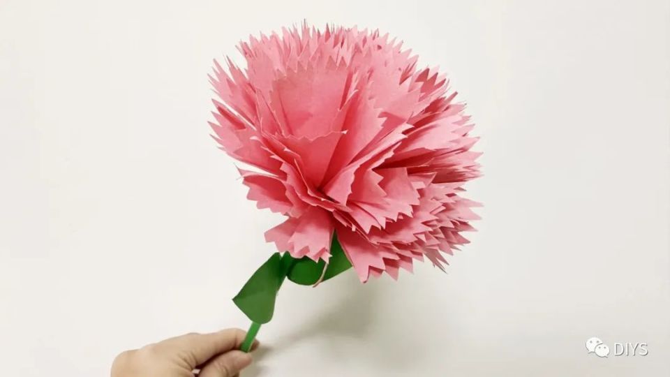 母亲节手工制作彩色康乃馨