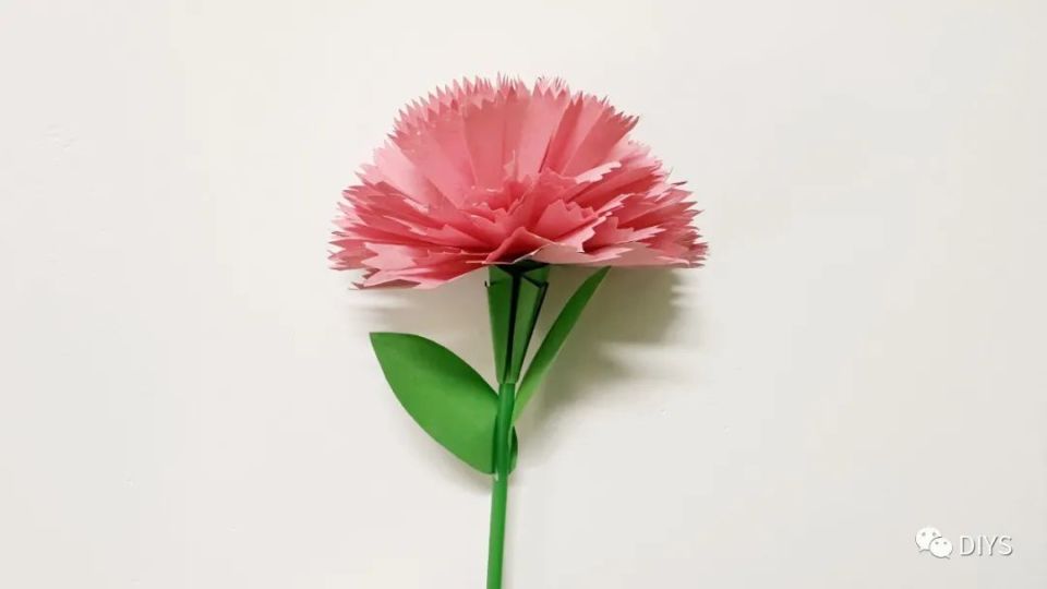 母亲节手工制作彩色康乃馨