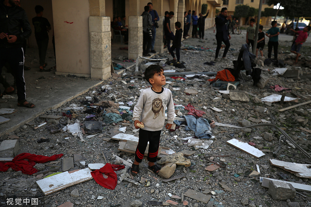 加沙平民困境雪上加霜：巴以致命冲突升级，国际粮援也可能暂停_腾讯新闻