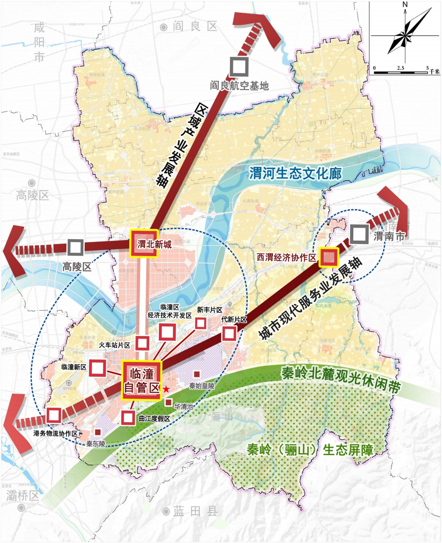 临潼区十大片区规划图图片