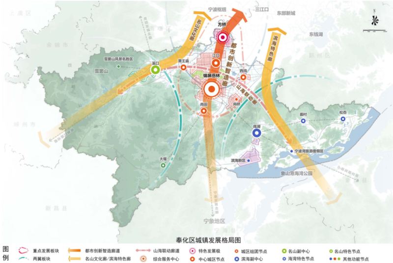 奉化未来15年蓝图来了！这4个地方将构成宁波中心城区奉化片区_腾讯新闻