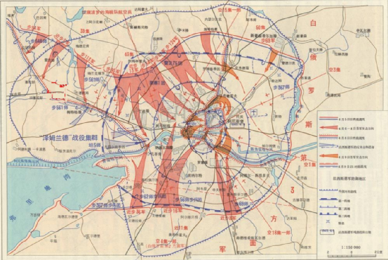 柏林战役 地图图片