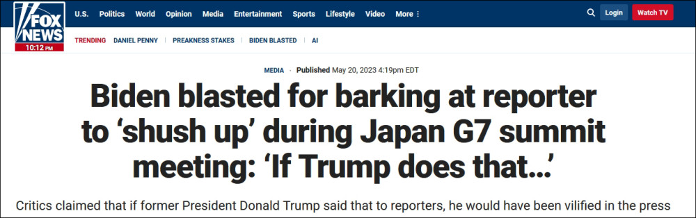 被问及美债危机，拜登对澳大利亚记者发怒：闭嘴好吗什么情况 具体什么意思-313啦实用网