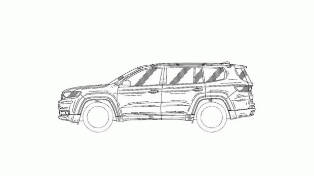 或为新大瓦格尼jeep全新7座suv专利图