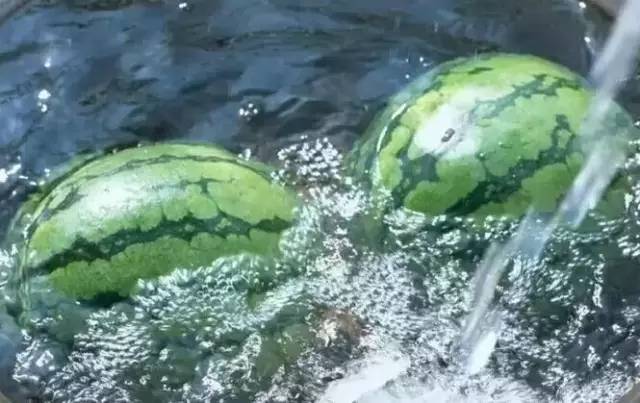 把西瓜放进水井里冰镇 这就是"天然的冰箱"~午觉醒来,上一块冰冻西瓜